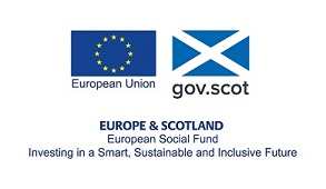 Europe and Scotland - European Social Fund logo